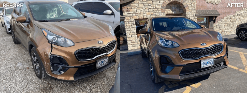 hammers-kia-sportage-collision-repair