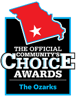The official community's choice awards: The Ozarks logo