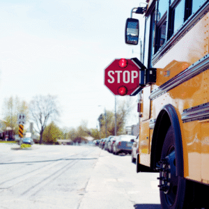 School bus stop